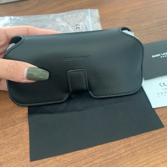 NWT Saint Laurent Tortoiseshell 54mm Modified Square Sunglasses - PRICE FIRM - Picture 15 of 15